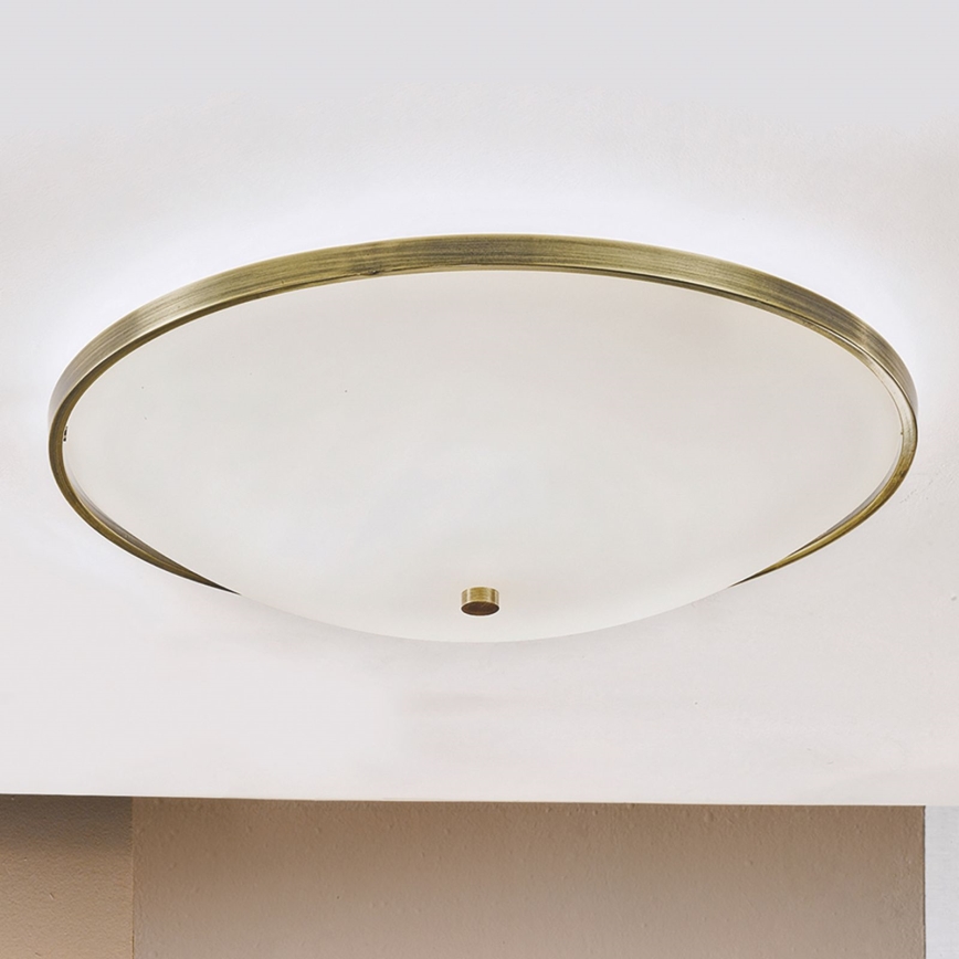 Φωτιστικό οροφής AIDA 5xE27/60W/230V διάμετρος 56,5 cm ορείχαλκος