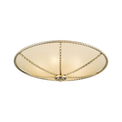 Φωτιστικό οροφής MAURO 5xE27/60W/230V διάμετρος 56 cm μπρονζέ