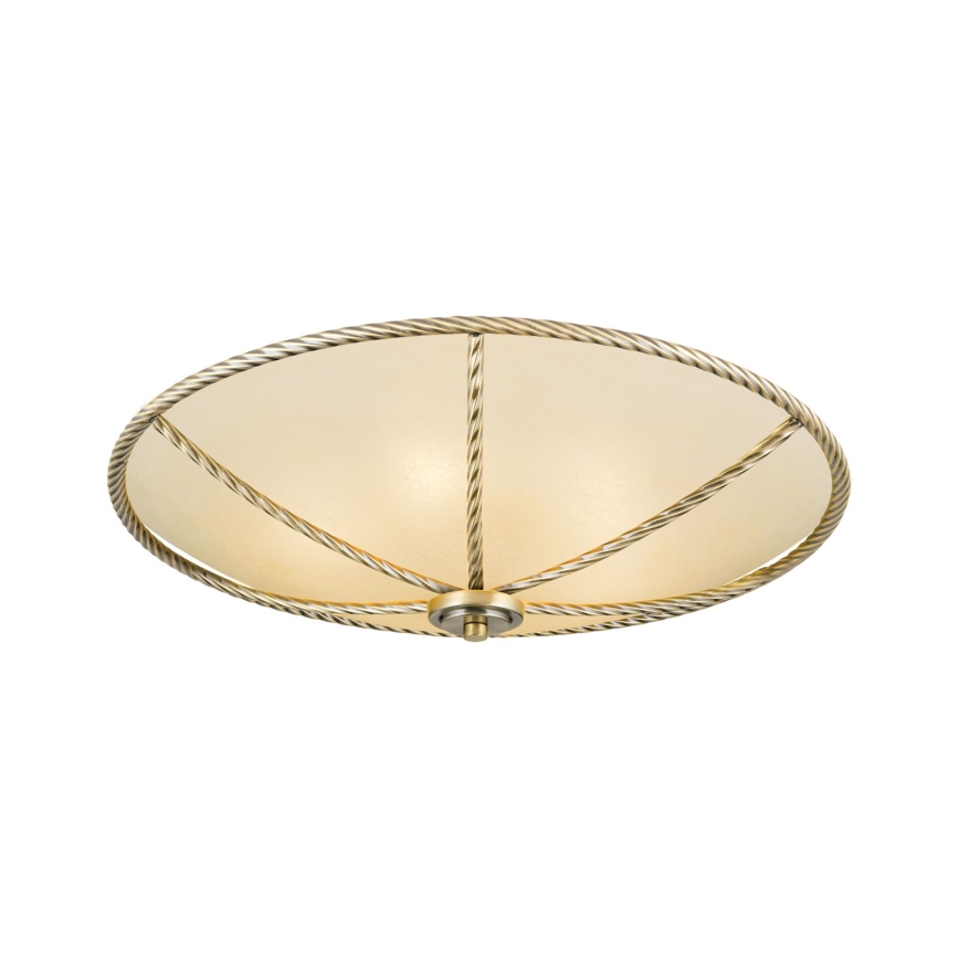 Φωτιστικό οροφής MAURO 5xE27/60W/230V διάμετρος 56 cm μπρονζέ