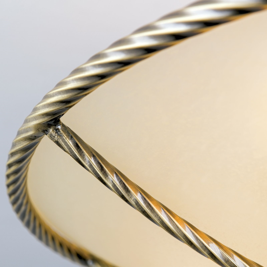 Κρεμαστό φωτιστικό MAURO 3xE27/60W/230V διάμετρος 42 cm μπρονζέ