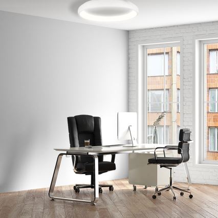 LED Dimmable φωτιστικό οροφής VENUS LED/50W/230V διάμετρος 61 cm λευκό
