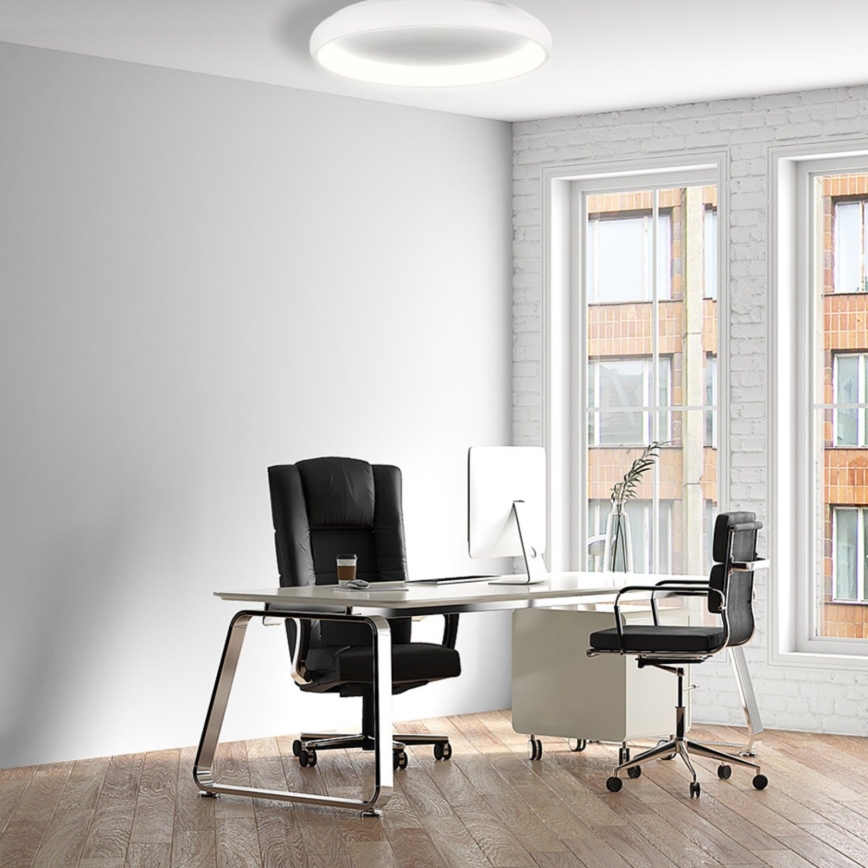 LED Dimmable φωτιστικό οροφής VENUS LED/50W/230V διάμετρος 61 cm λευκό