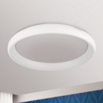 LED Dimmable φωτιστικό οροφής VENUS LED/50W/230V διάμετρος 61 cm λευκό
