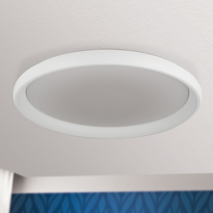 LED Dimmable φωτιστικό οροφής VENUS LED/85W/230V διάμετρος 81 cm λευκό