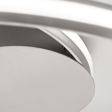 LED Ρυθμιζόμενο Φωτιστικό Οροφής CIRCUS LED/30W/230V ασημί