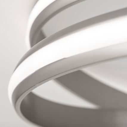 LED Dimmable φωτιστικό οροφής CIRCUS LED/30W/230V ασημί