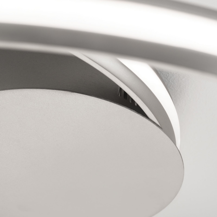LED Dimmable φωτιστικό οροφής CIRCUS LED/30W/230V ασημί