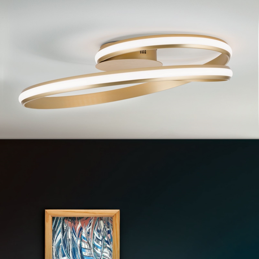 LED Dimmable φωτιστικό οροφής CIRCUS LED/30W/230V χρυσό