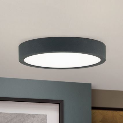 Φωτιστικό οροφής LED BULLY LED/12W/230V διάμετρος 14 cm μαύρο