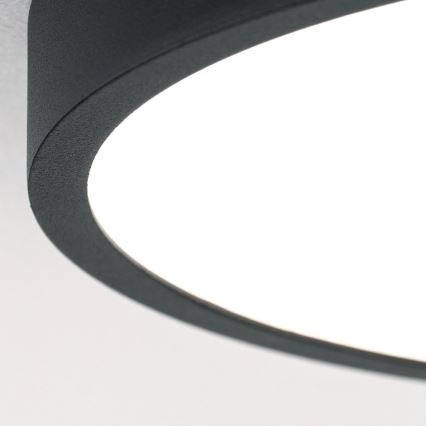 Φωτιστικό οροφής LED BULLY LED/12W/230V διάμετρος 14 cm μαύρο