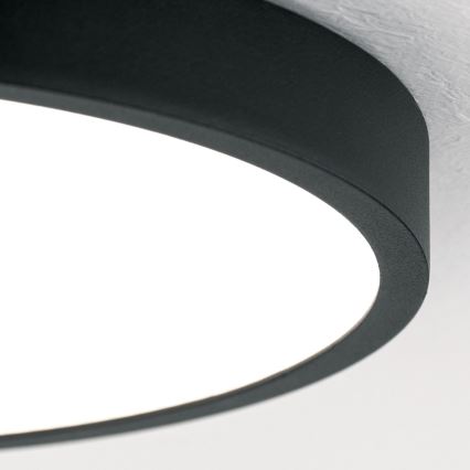 Φωτιστικό οροφής LED BULLY LED/24W/230V διάμετρος 24 cm μαύρο