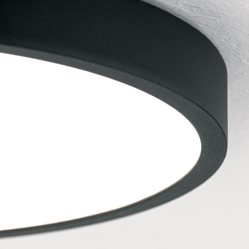 Φωτιστικό οροφής LED BULLY LED/24W/230V διάμετρος 24 cm μαύρο