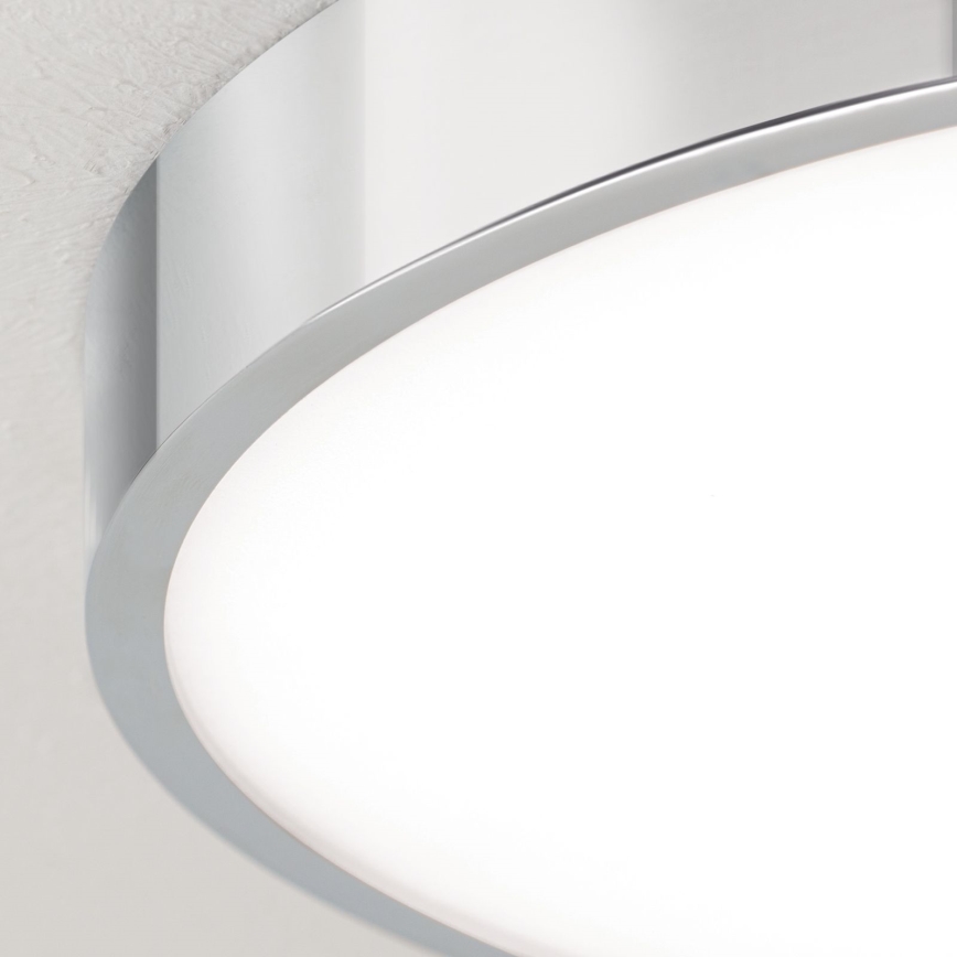 Φωτιστικό οροφής LED BULLY LED/28W/230V διάμετρος 28 cm γυαλιστερό χρώμιο