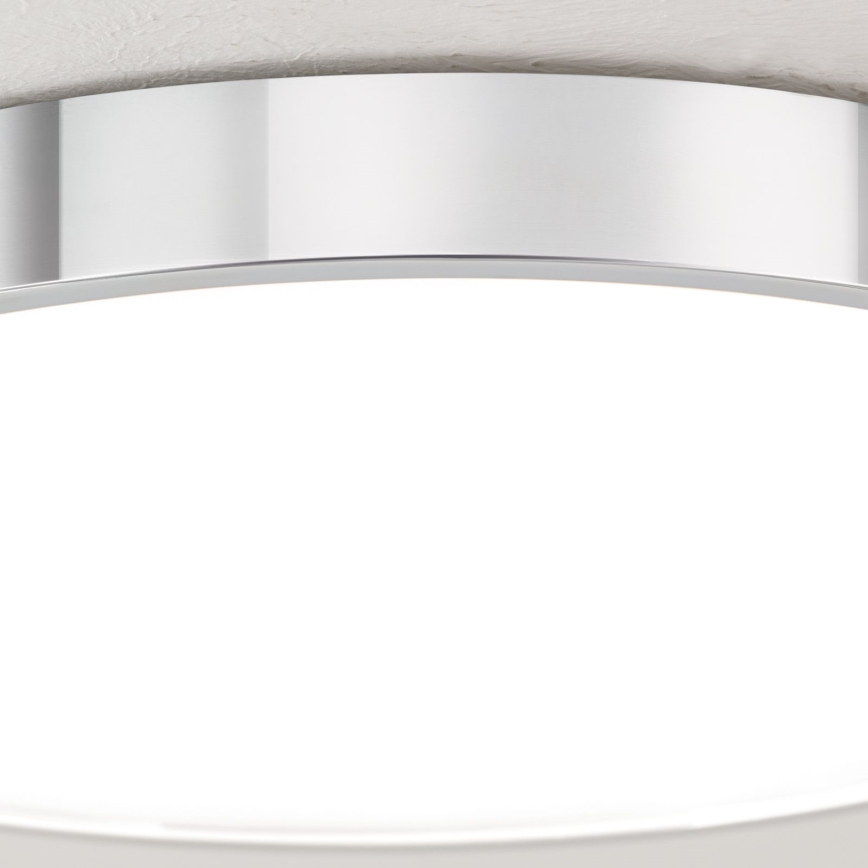 Φωτιστικό οροφής LED BULLY LED/28W/230V διάμετρος 28 cm γυαλιστερό χρώμιο