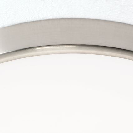 Φωτιστικό οροφής LED BULLY LED/28W/230V διάμετρος 28 cm ματ χρώμιο
