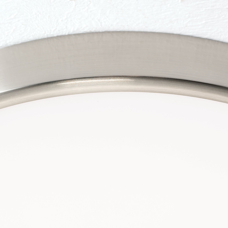 Φωτιστικό οροφής LED BULLY LED/28W/230V διάμετρος 28 cm ματ χρώμιο