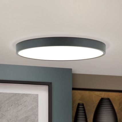 Φωτιστικό οροφής LED BULLY LED/28W/230V διάμετρος 28 cm μαύρο