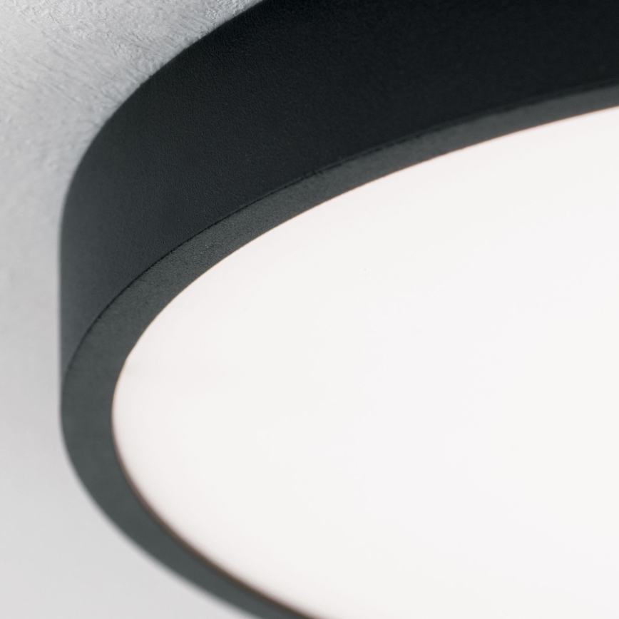 Φωτιστικό οροφής LED BULLY LED/28W/230V διάμετρος 28 cm μαύρο