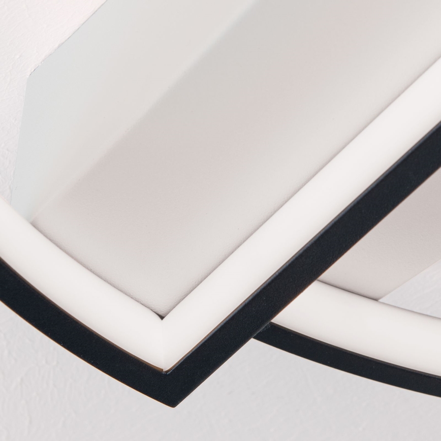 LED Dimmable φωτιστικό οροφής OLGA LED/28W/230V μαύρο/λευκό