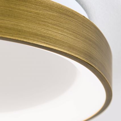 Φωτιστικό οροφής LED CHARLIE LED/35W/230V διάμετρος 45 cm χρυσό