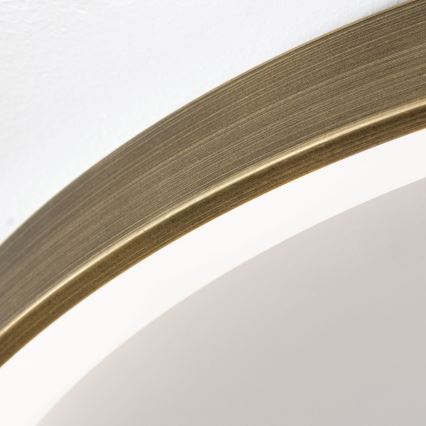 Φωτιστικό οροφής LED CHARLIE LED/72W/230V διάμετρος 80 cm χρυσό