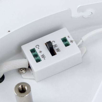 LED Ρυθμιζόμενο Φωτιστικό Οροφής MASCA LED/36W/230V 2700/3350/4000K Ø 40 εκ. Μαύρο