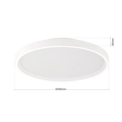 LED Dimmable φωτιστικό οροφής MASCA LED/36W/230V 2700/3350/4000K διάμετρος 40 cm λευκό