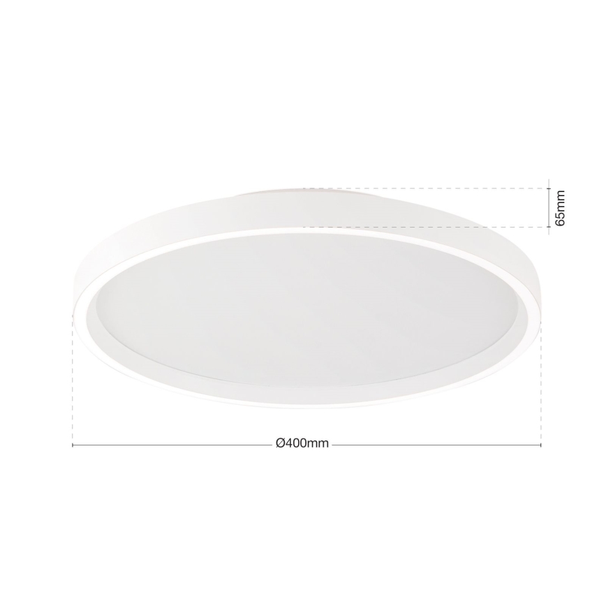 LED Dimmable φωτιστικό οροφής MASCA LED/36W/230V 2700/3350/4000K διάμετρος 40 cm λευκό