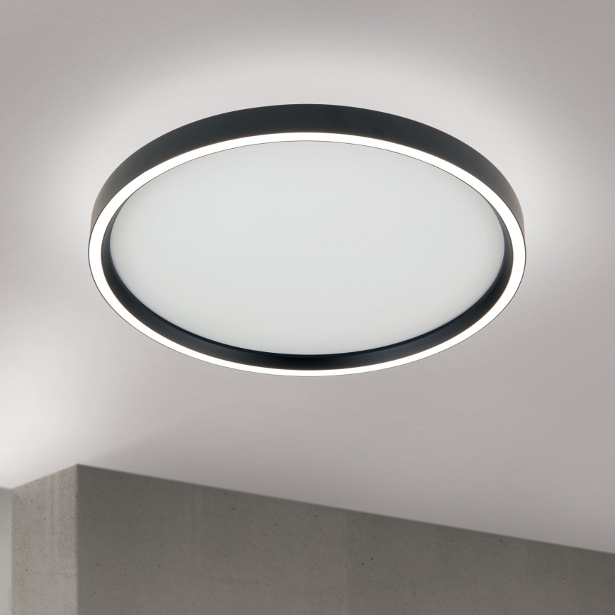 LED Dimmable φωτιστικό οροφής MASCA LED/36W/230V 2700/3350/4000K διάμετρος 40 cm μαύρο