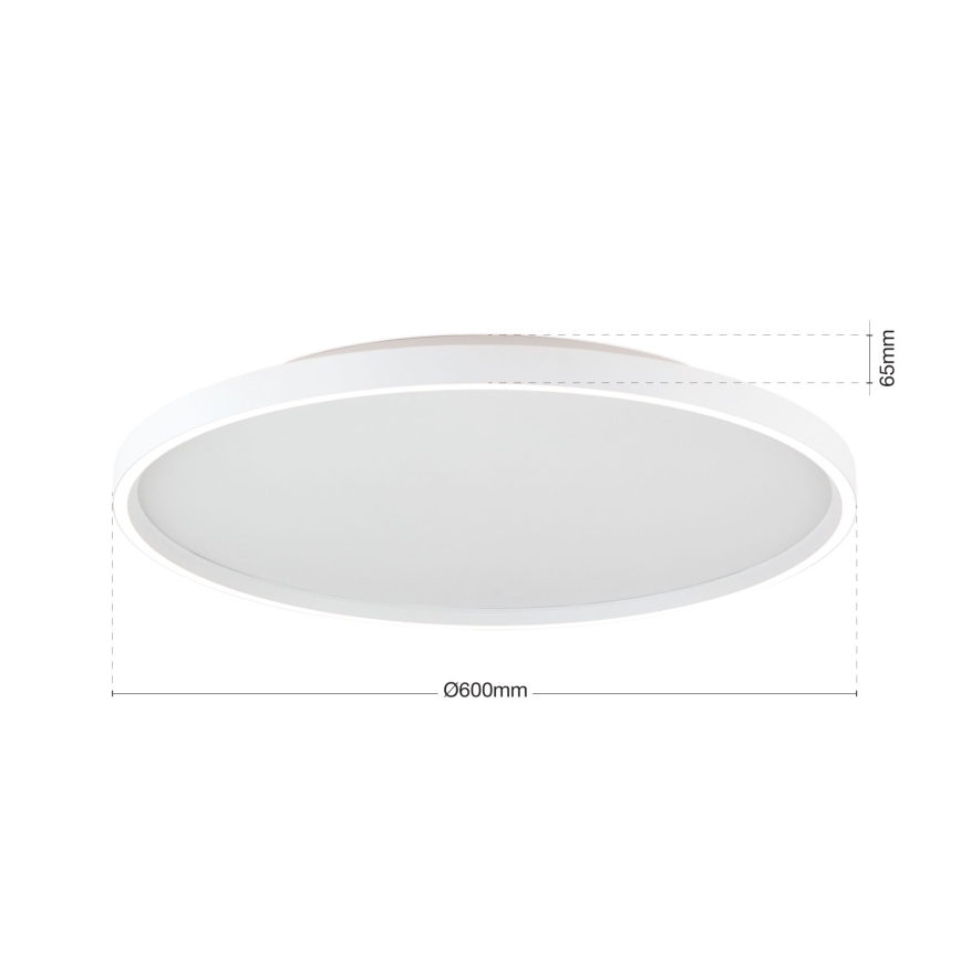 LED Dimmable φωτιστικό οροφής MASCA LED/47W/230V 2700/3350/4000K διάμετρος 60 cm λευκό