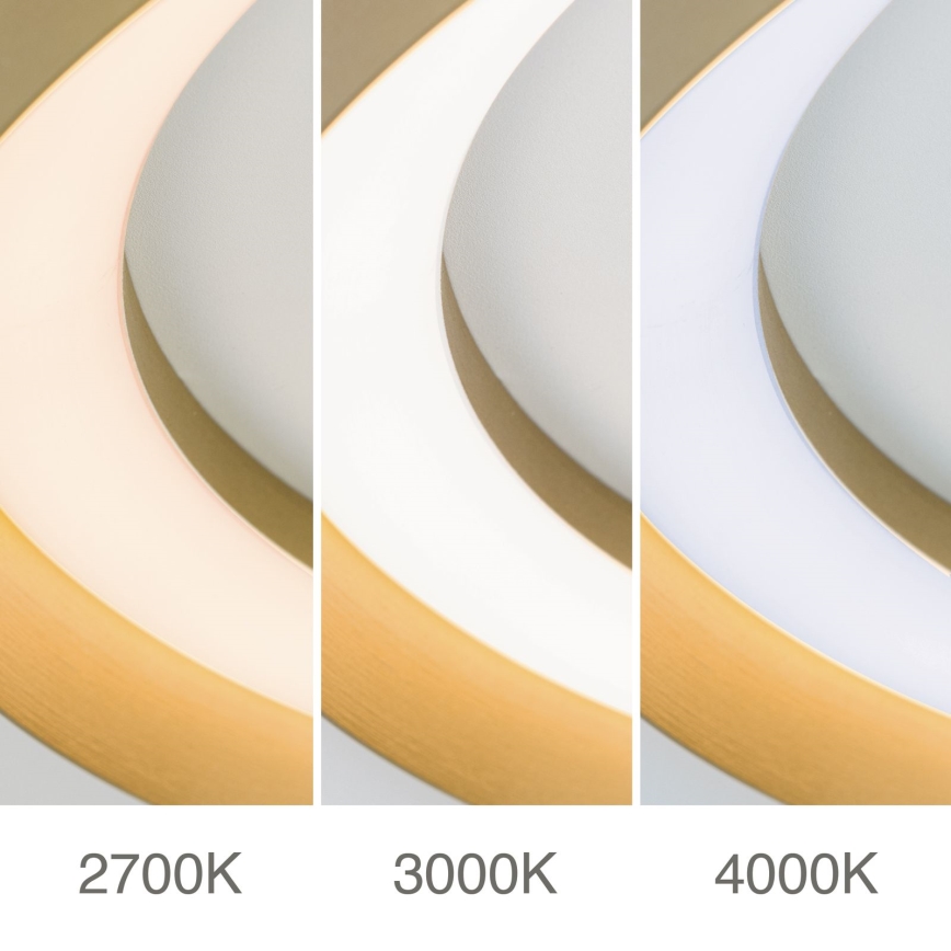 LED Dimmable φωτιστικό οροφής MANTA LED/38W/230V 2700/3000/4000K διάμετρος 45 cm χρυσό