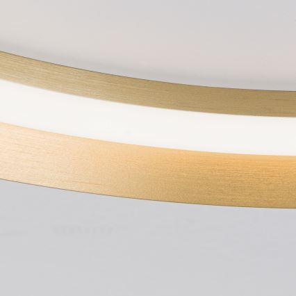 LED Dimmable φωτιστικό οροφής MANTA LED/38W/230V 2700/3000/4000K διάμετρος 45 cm χρυσό