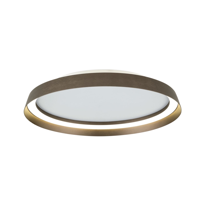 LED Dimmable φωτιστικό οροφής MANTA LED/38W/230V 2700/3000/4000K διάμετρος 45 cm καφέ