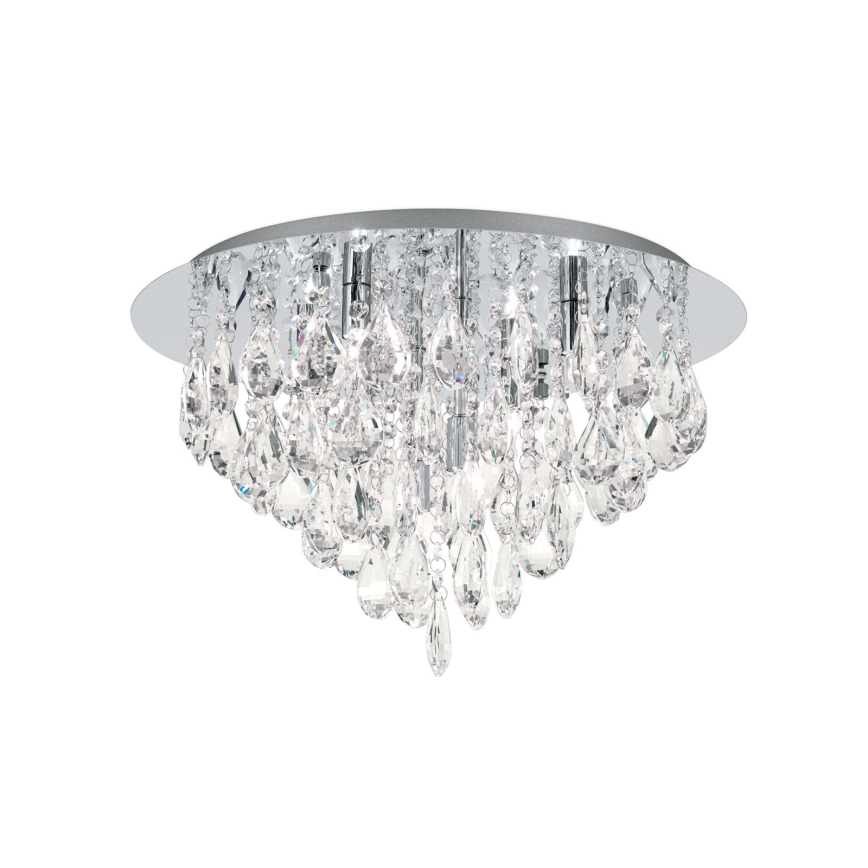 Κρυστάλλινο φωτιστικό οροφής CELESTE 6xG9/40W/230V διάμετρος 45 cm γυαλιστερό χρώμιο