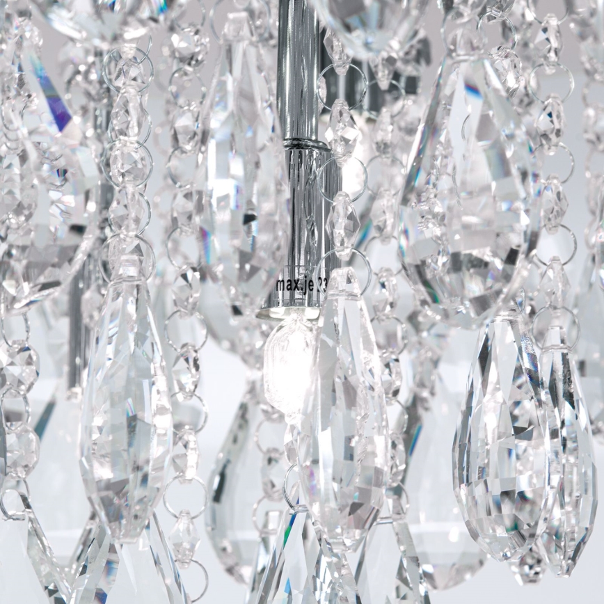 Κρυστάλλινο φωτιστικό οροφής CELESTE 6xG9/40W/230V διάμετρος 45 cm γυαλιστερό χρώμιο