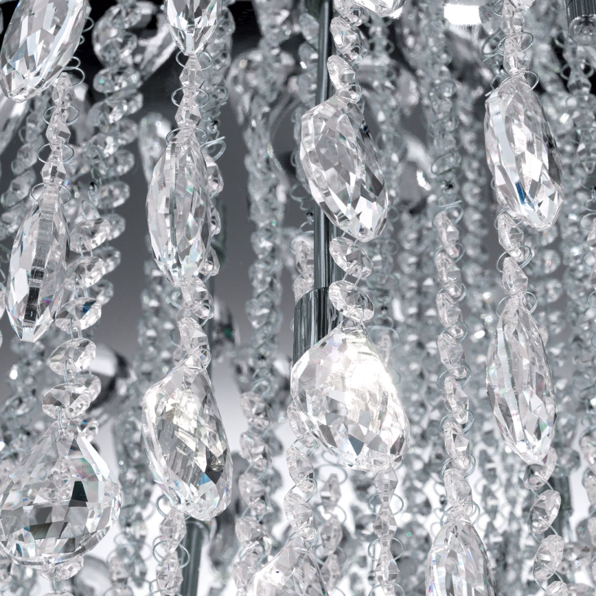 Κρυστάλλινο φωτιστικό οροφής CELESTE 12xG9/40W/230V διάμετρος 75 cm γυαλιστερό χρώμιο