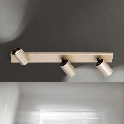 Φωτιστικό σποτ SEAN 3xGU10/13W/230V χρυσό