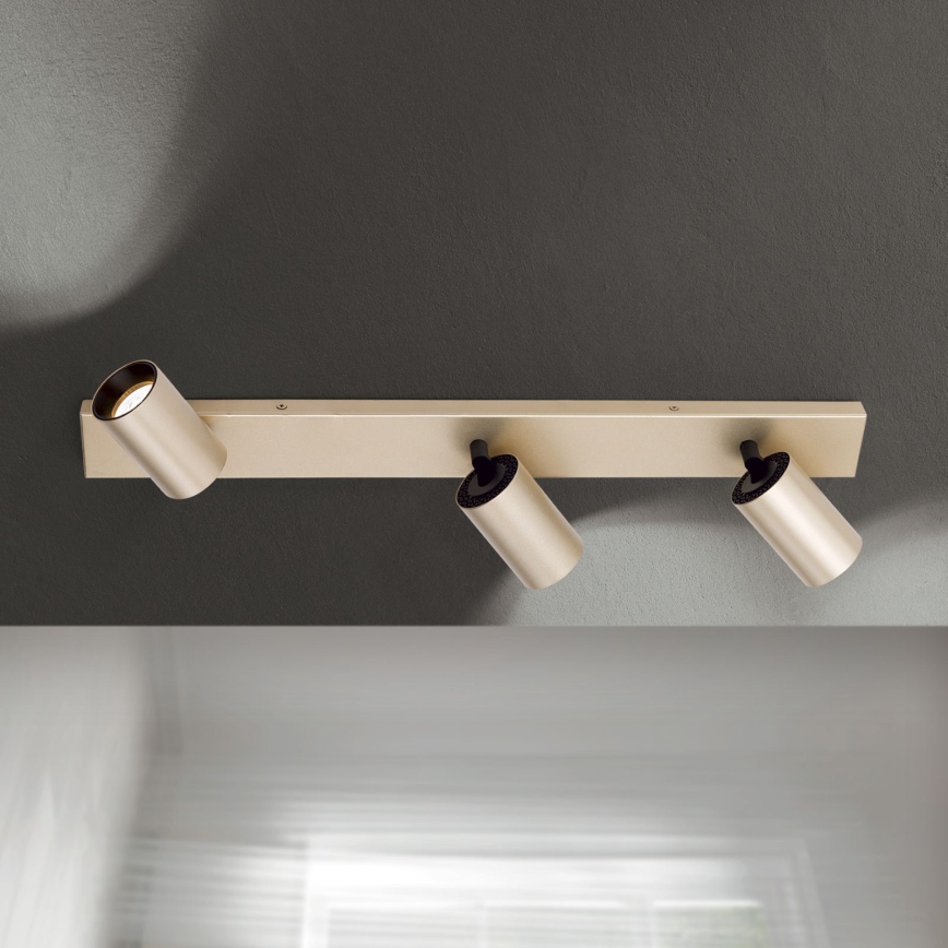 Φωτιστικό σποτ SEAN 3xGU10/13W/230V χρυσό