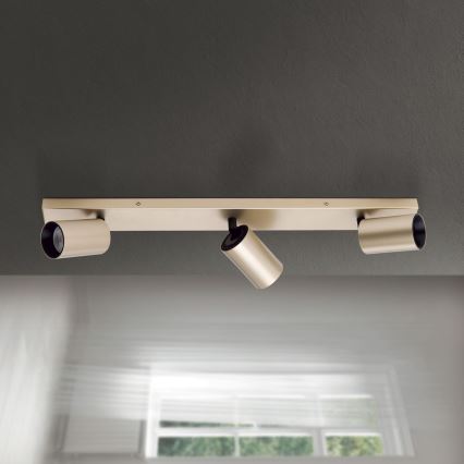 Φωτιστικό σποτ SEAN 3xGU10/13W/230V χρυσό