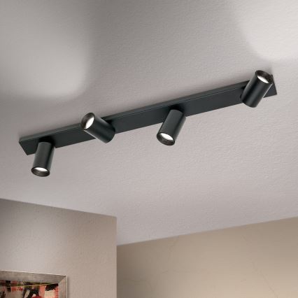 Orion - Φωτιστικό σποτ SEAN 4xGU10/13W/230V μαύρο
