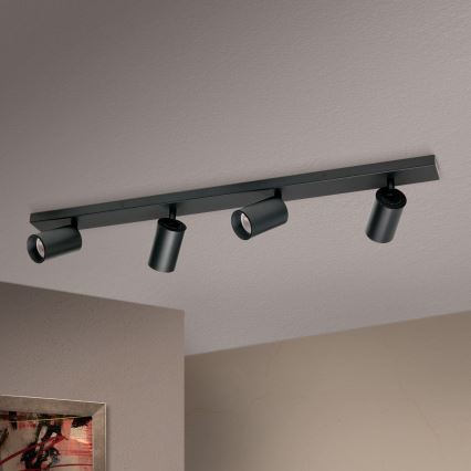 Orion - Φωτιστικό σποτ SEAN 4xGU10/13W/230V μαύρο