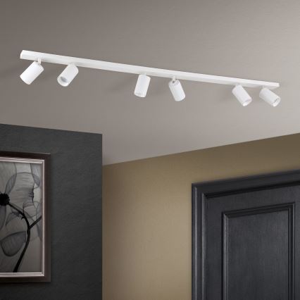 Φωτιστικό σποτ SEAN 6xGU10/13W/230V λευκό