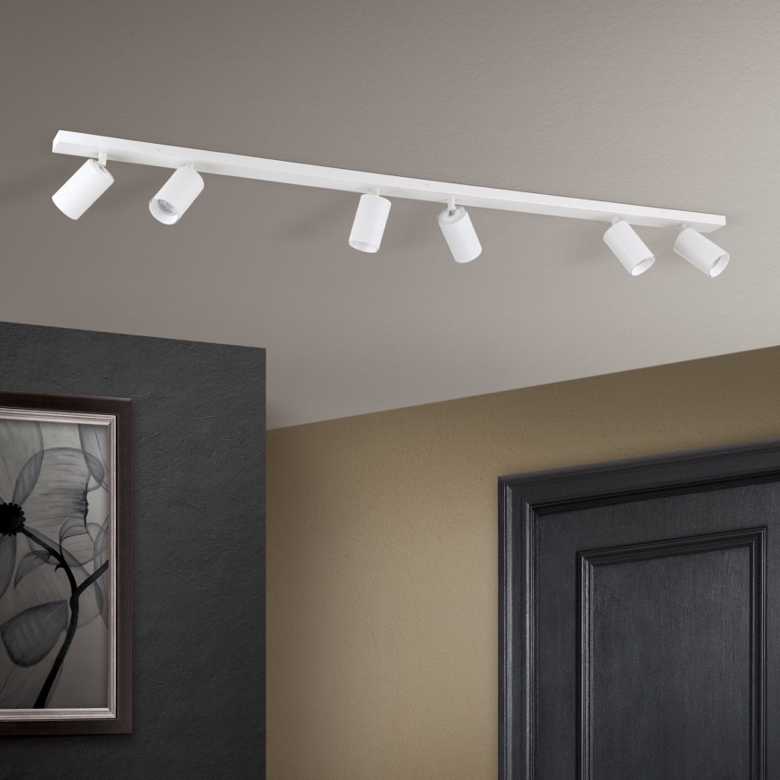 Φωτιστικό σποτ SEAN 6xGU10/13W/230V λευκό