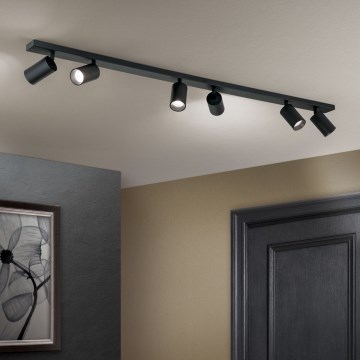 Orion - Φωτιστικό σποτ SEAN 6xGU10/13W/230V μαύρο