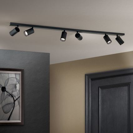 Orion - Φωτιστικό σποτ SEAN 6xGU10/13W/230V μαύρο