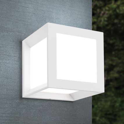 Φωτιστικό εξωτερικού χώρου HENRY 1xE27/15W/230V 16x16 cm IP44 λευκό