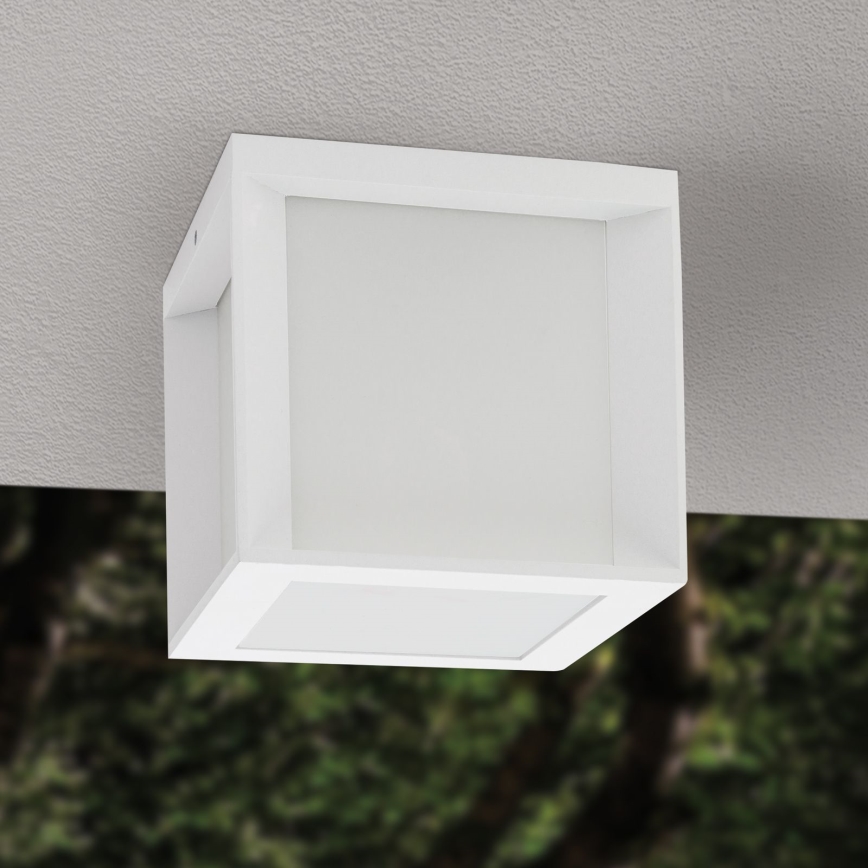 Φωτιστικό εξωτερικού χώρου HENRY 1xE27/15W/230V 16x16 cm IP44 λευκό