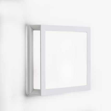 Εξωτερικό φωτιστικό HENRY 2xE27/15W/230V 26x26 cm IP44 λευκό