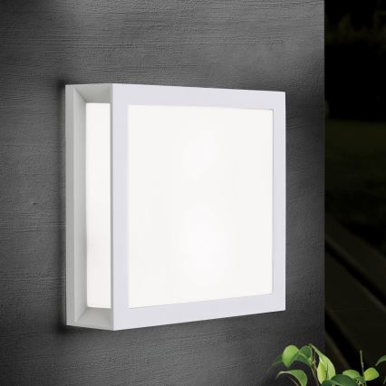 Εξωτερικό φωτιστικό HENRY 2xE27/15W/230V 26x26 cm IP44 λευκό