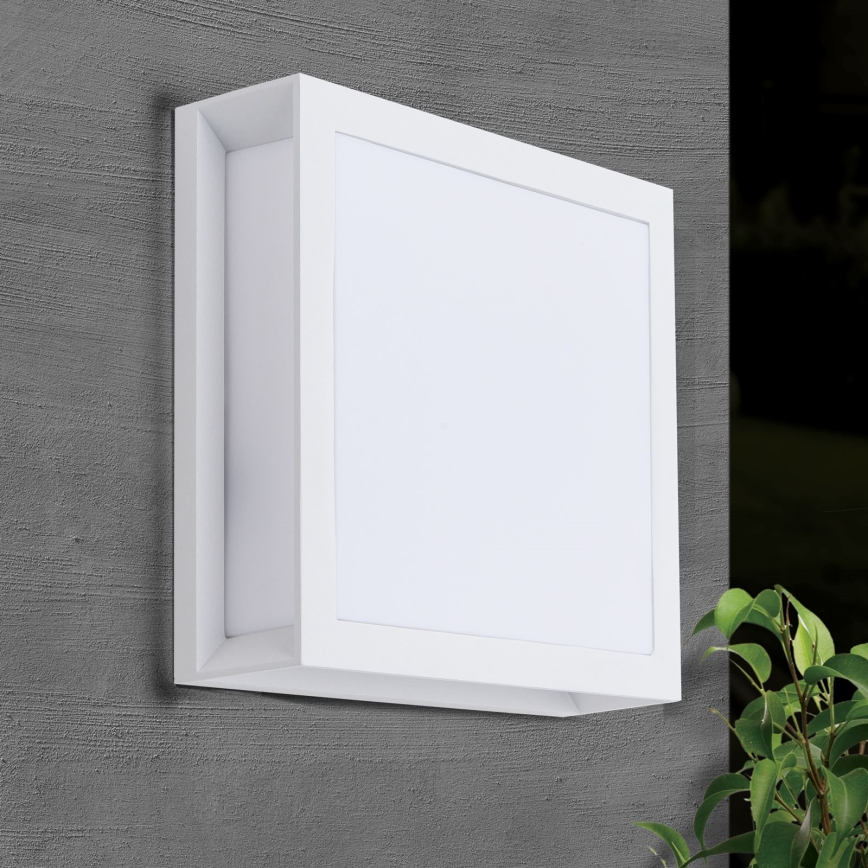 Εξωτερικό φωτιστικό HENRY 2xE27/15W/230V 26x26 cm IP44 λευκό